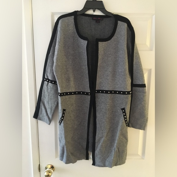 Sz XL Elena Wang cardigan new w/o tags - Picture 1 of 2